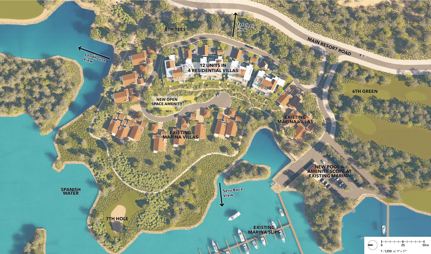 Marina Village within the Santa Barbara estate — golf, marinas, and views