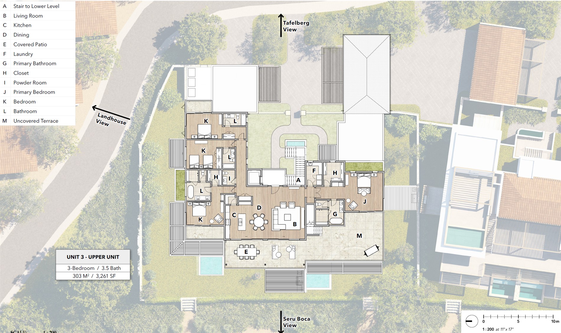 Villa D Flagship Duplex floor plan