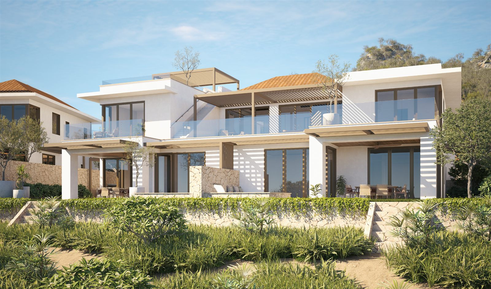 Villa A/B/C exterior