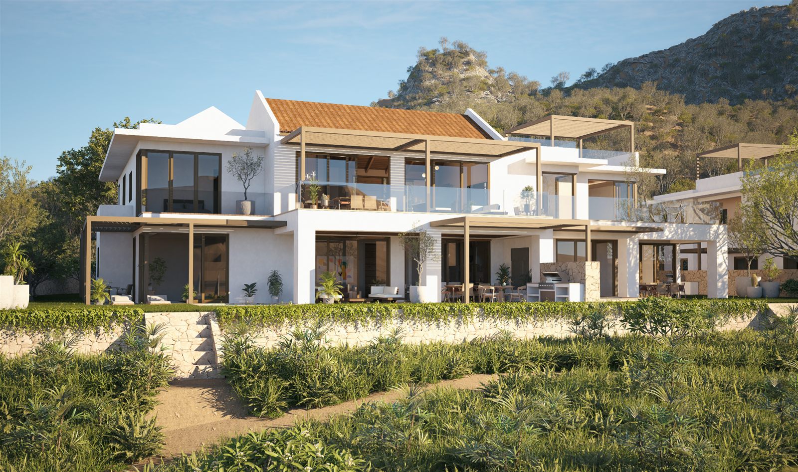 Villa D exterior